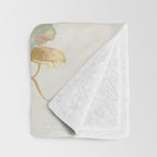 Geranium Moths Throw Blanket Gallery Image 3