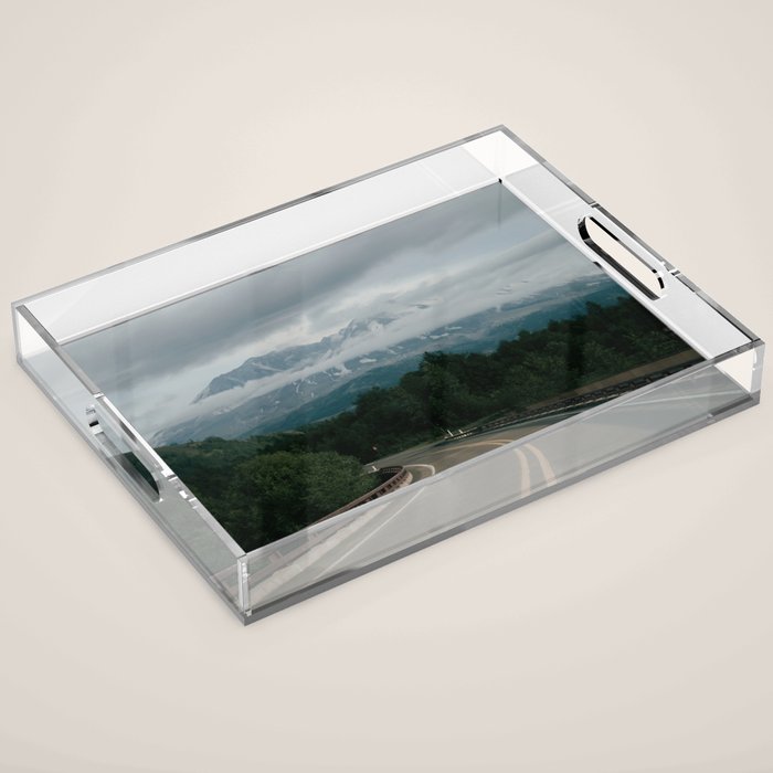 Road to Mount Saint Helens Acrylic Tray Gallery Image 2