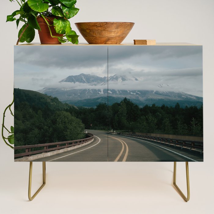 Road to Mount Saint Helens Credenza Gallery Image 1