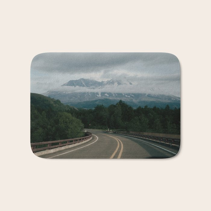 Road to Mount Saint Helens Bath Mat Gallery Image 1