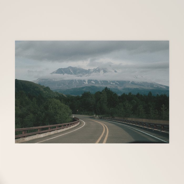 Road to Mount Saint Helens Welcome Mat Gallery Image 1