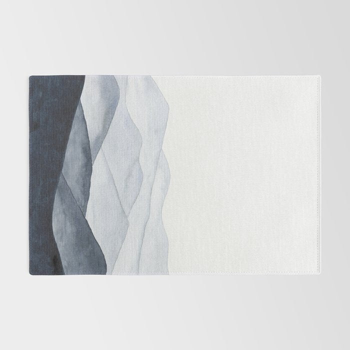Watercolor Mountains Rug Gallery Image 2