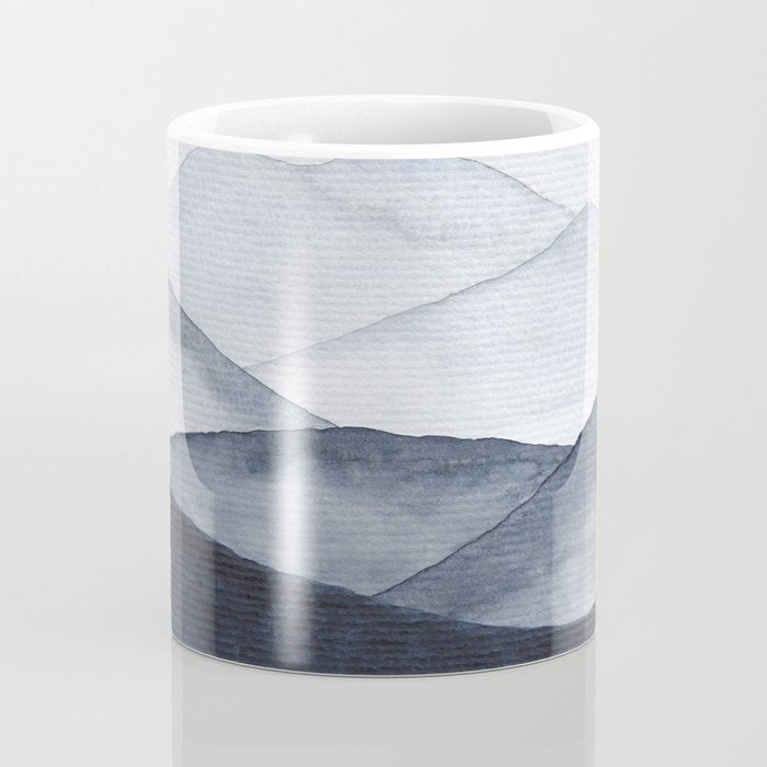 Watercolor Mountains Coffee Mug Gallery Image 4