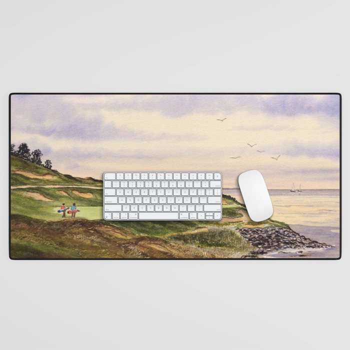 Whistling Straits Golf Course Hole 7 Desk Mat Gallery Image 1