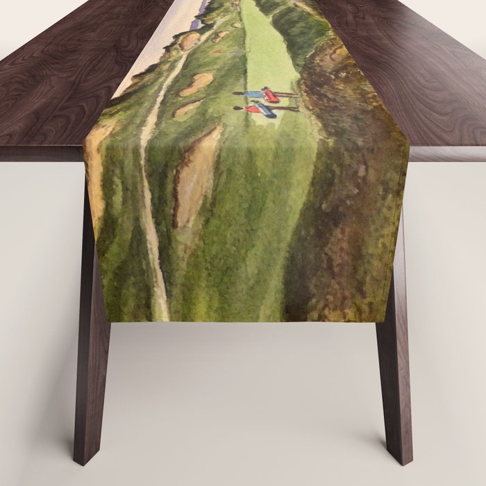 Whistling Straits Golf Course Hole 7 Table Runner Gallery Image 1