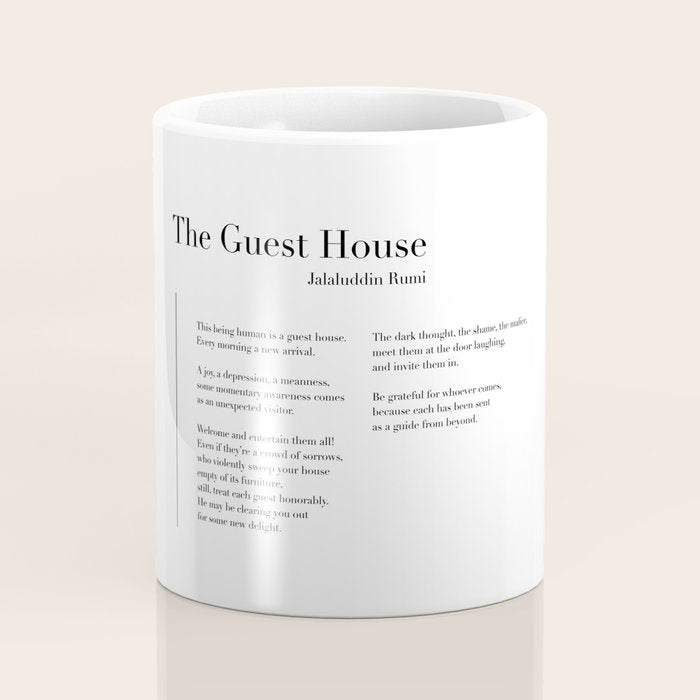 The Guest House by Rumi Coffee Mug Gallery Image 4