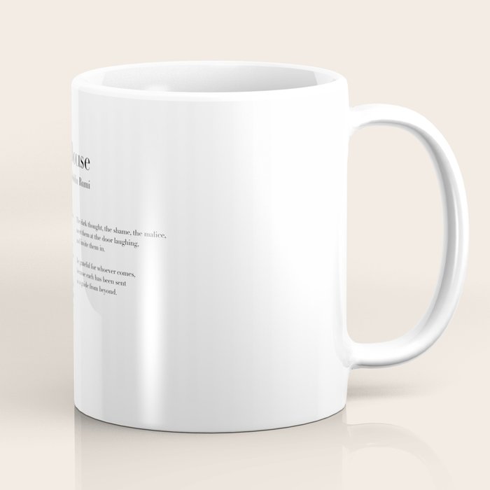The Guest House by Rumi Coffee Mug Gallery Image 1