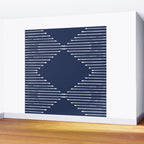 Geo (Navy) Wall Mural Gallery Image 2