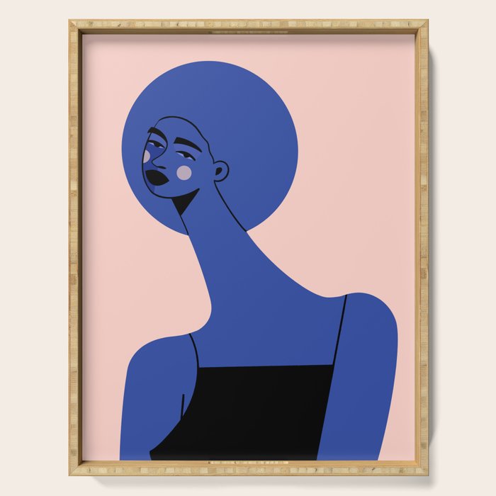 Blue Vibe Serving Tray Gallery Image 1