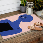 Blue Vibe Outdoor Rug Gallery Image 2