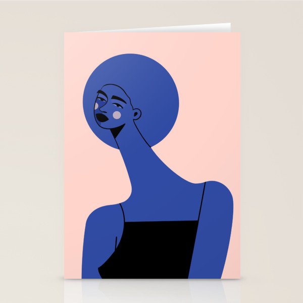 Blue Vibe Stationery Card Gallery Image 2