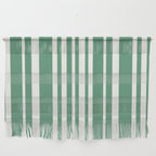 Classic Stripes XXXIX - Kelly Green Wall Hanging Gallery Image 1