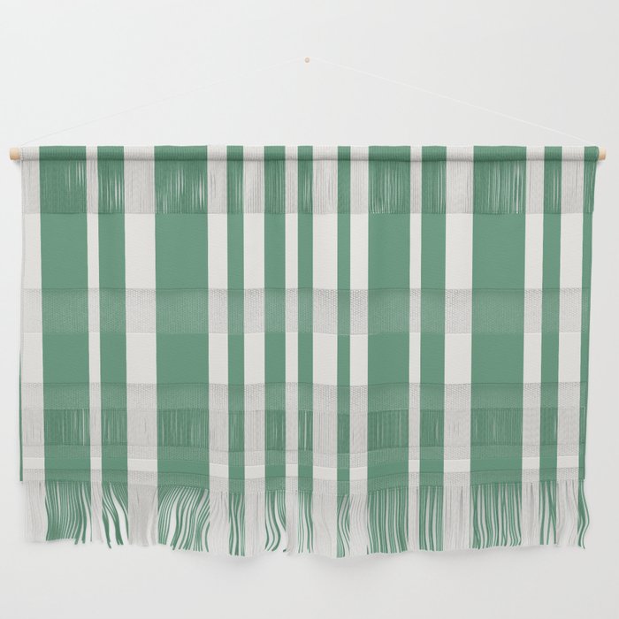 Classic Stripes XXXIX - Kelly Green Wall Hanging Gallery Image 1