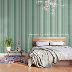 Classic Stripes XXXIX - Kelly Green Wallpaper Gallery Image 3