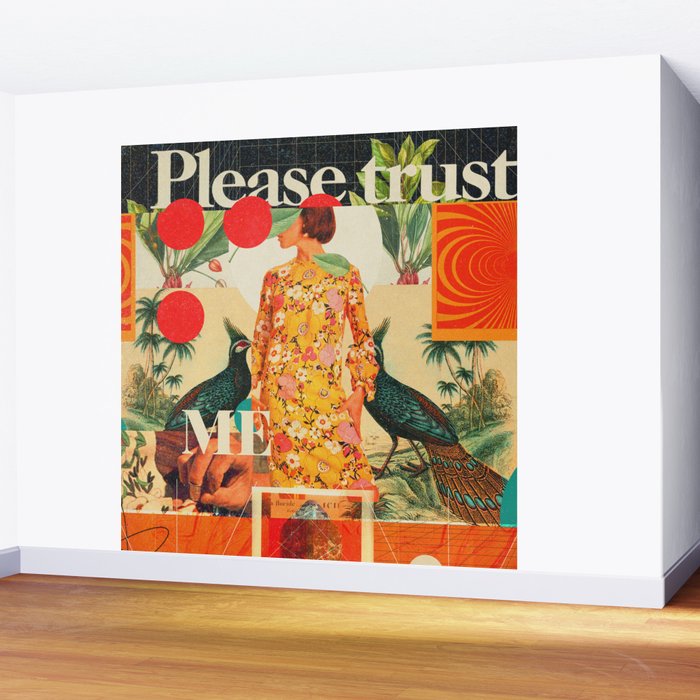 Please Trust Me Wall Mural Gallery Image 2