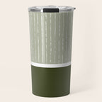 Linen Sage & Olive Travel Mug Gallery Image 1