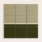 Linen Sage & Olive Wood Wall Art Gallery Image 1