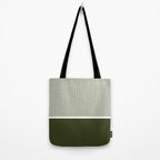 Linen Sage & Olive Tote Bag Gallery Image 2