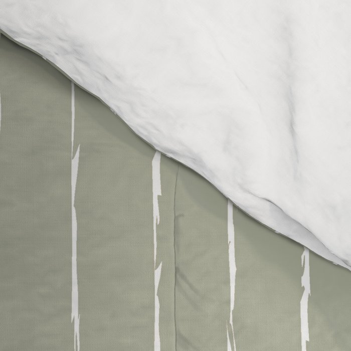 Linen Sage & Olive Comforter Gallery Image 4