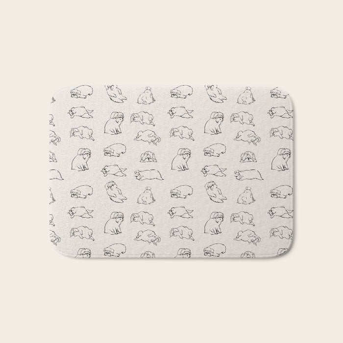 More Sleep Shih Tzu Bath Mat Gallery Image 1