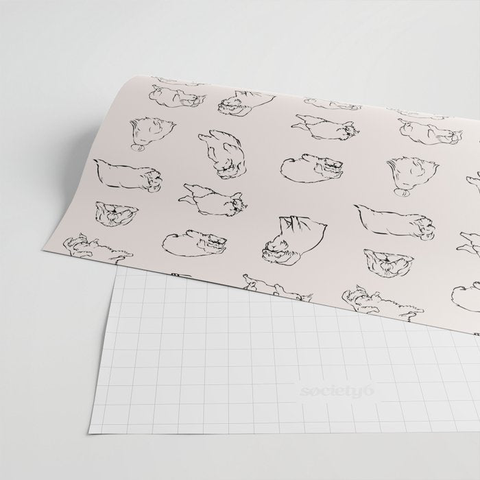 More Sleep Shih Tzu Wrapping Paper Gallery Image 2