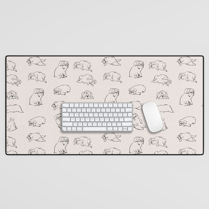 More Sleep Shih Tzu Desk Mat Gallery Image 1