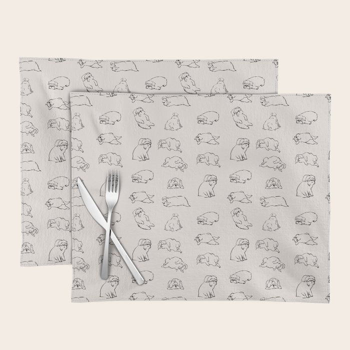 More Sleep Shih Tzu Placemat Gallery Image 1
