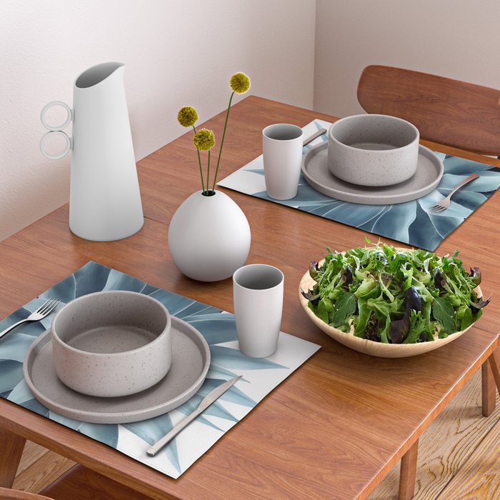 Bursting into life - teal Placemat Gallery Image 2