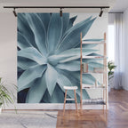 Bursting into life - teal Wall Mural Gallery Image 1