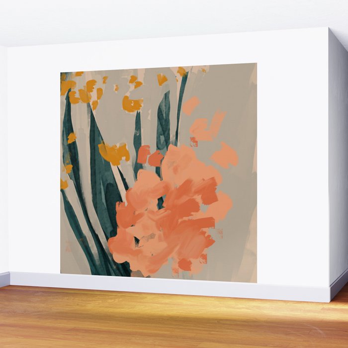 Bouquet Of Summer Citrus Wall Mural Gallery Image 2