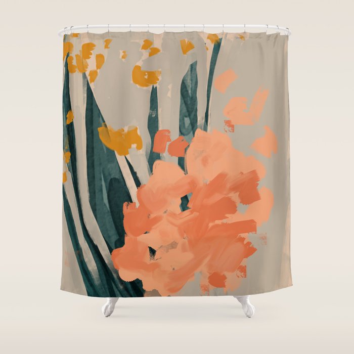 Bouquet Of Summer Citrus Shower Curtain Gallery Image 1