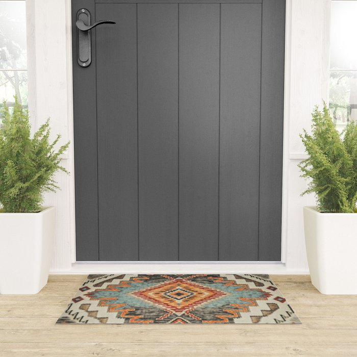 Southwestern Rustic Aesthetic Welcome Mat Gallery Image 3