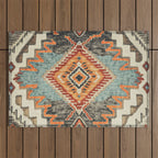 Southwestern Rustic Aesthetic Outdoor Rug Gallery Image 1