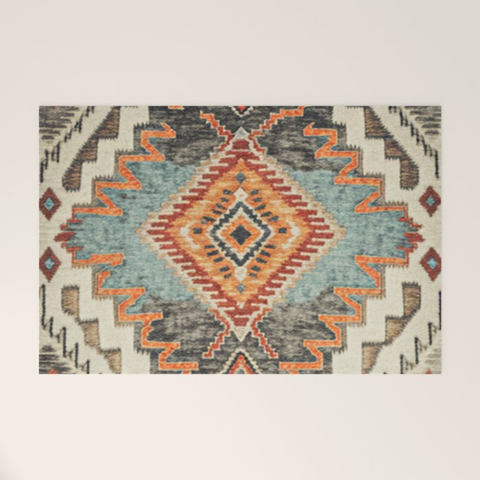 Southwestern Rustic Aesthetic Welcome Mat Gallery Image 1