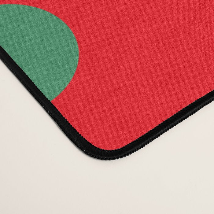 Bold Rainbow Sunflower, Circles, Girl and Pop Wave Desk Mat Gallery Image 4