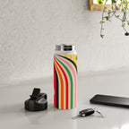 Bold Rainbow Sunflower, Circles, Girl and Pop Wave Water Bottle Gallery Image 4