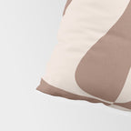 Mocha Modern Abstract 1 Pillow Sham Gallery Image 4