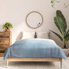 Abstract Blue Ombre Misty Forest Comforter Gallery Image 3