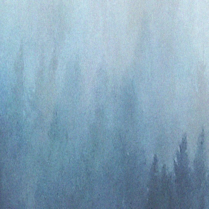 Abstract Blue Ombre Misty Forest Coffee Mug Gallery Image 2