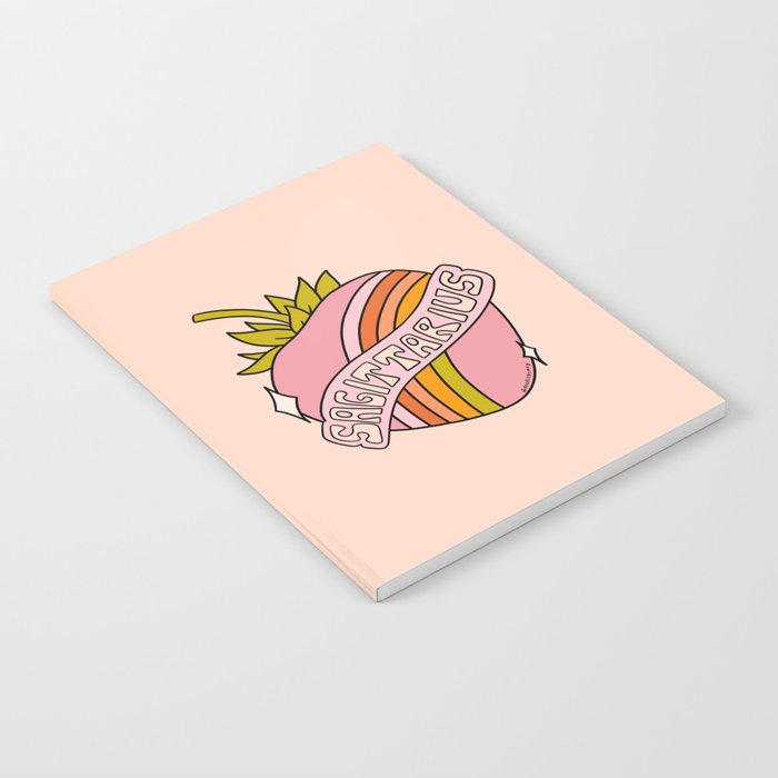 Sagittarius Strawberry Notebook Gallery Image 2