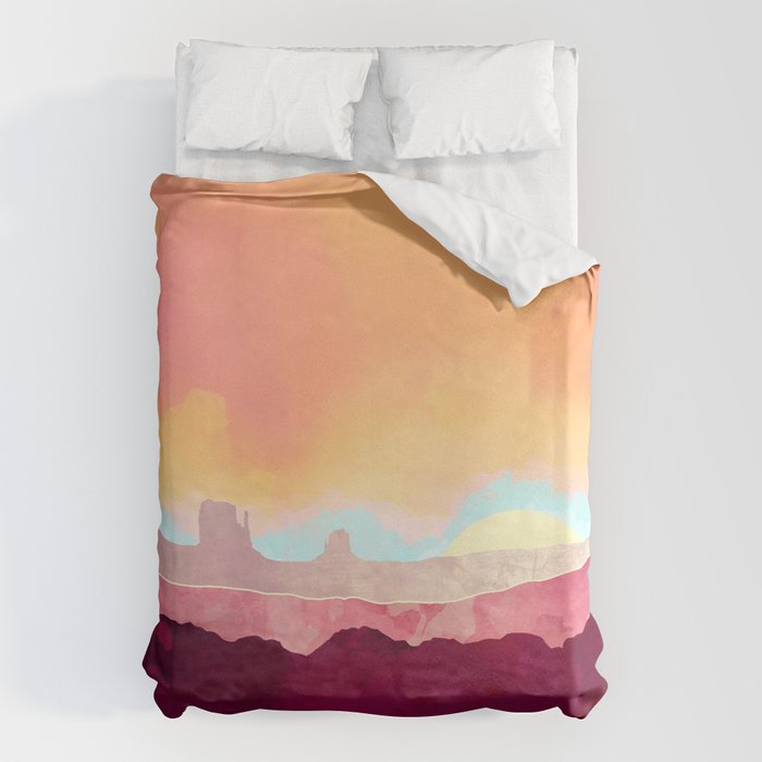Scarlet Desert Duvet Cover Gallery Image 6