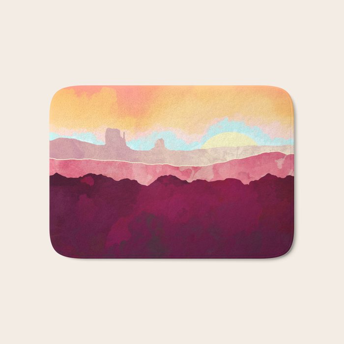 Scarlet Desert Bath Mat Gallery Image 1