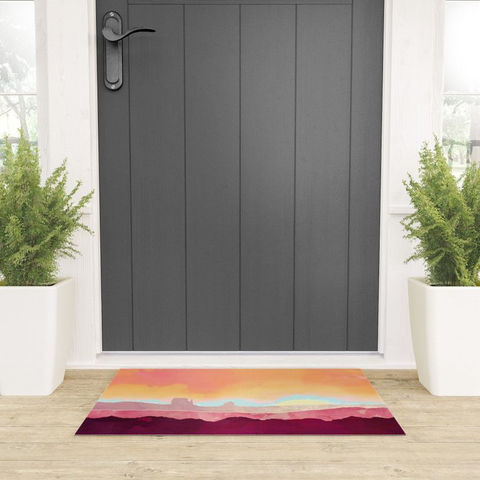 Scarlet Desert Welcome Mat Gallery Image 3