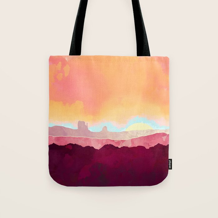 Scarlet Desert Tote Bag Gallery Image 1