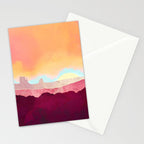 Scarlet Desert Stationery Card Gallery Image 2