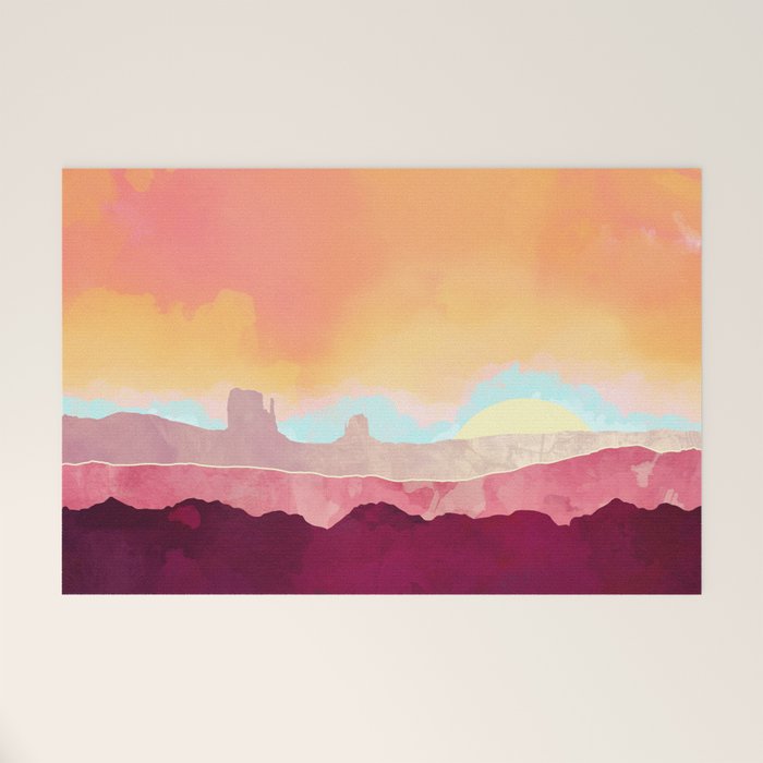 Scarlet Desert Welcome Mat Gallery Image 1