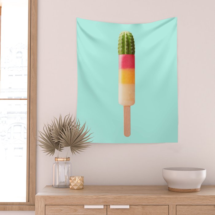 CACTUS POPSICLE Wall Tapestry Gallery Image 2