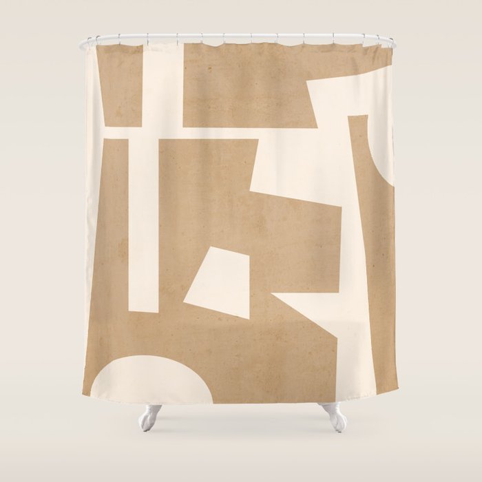 Minimal Abstract Art 30 Shower Curtain Gallery Image 1
