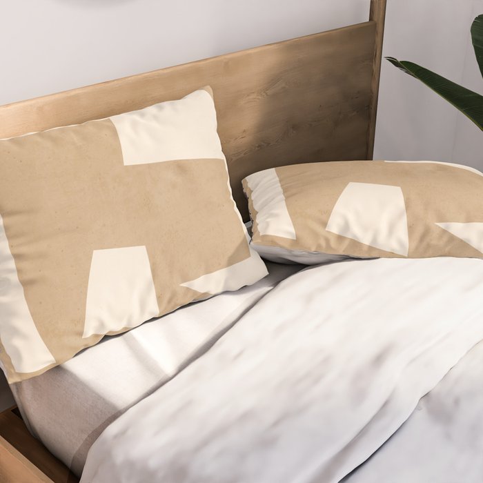 Minimal Abstract Art 30 Pillow Sham Gallery Image 2