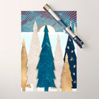 Winter Trees Wrapping Paper Gallery Image 1